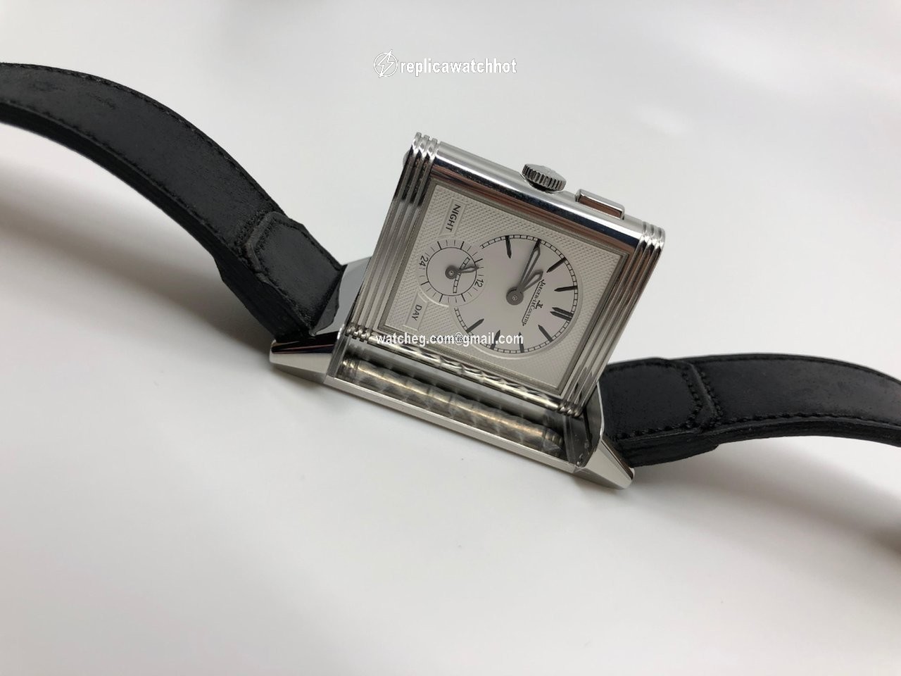 Jaeger-LeCoultre Grande Reverso Ultra Thin Duoface Mens watch Unisex Manual winding Steel Q378858J 2