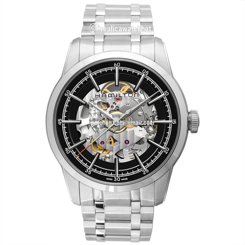 Hamilton Railroad Mens watch Unisex Automatic Steel H40655131 2