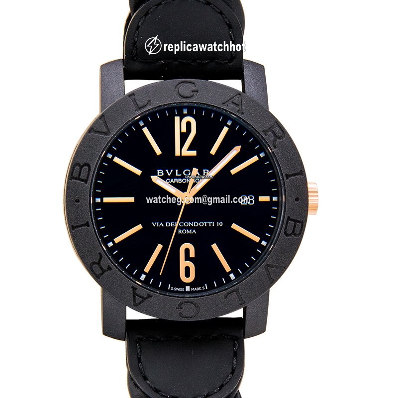 Bulgari Mens watch Unisex Automatic Carbon 102632 2