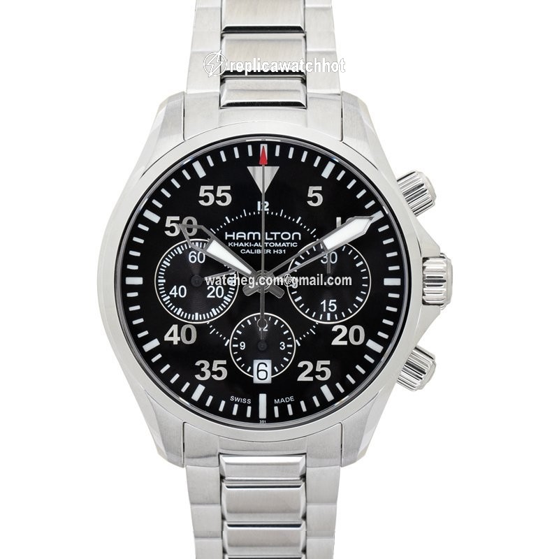Hamilton Khaki Pilot Mens watch Unisex Automatic Steel H64666135 2