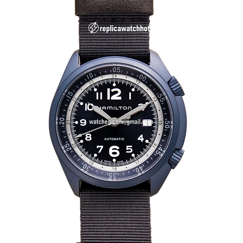 Hamilton Khaki Pilot Pioneer Mens watch Unisex Automatic Aluminum H80495845 2