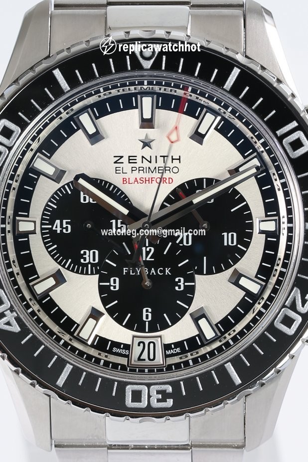 Zenith El Primero Stratos Flyback Mens watch Unisex Automatic Steel 30.2062.405 2