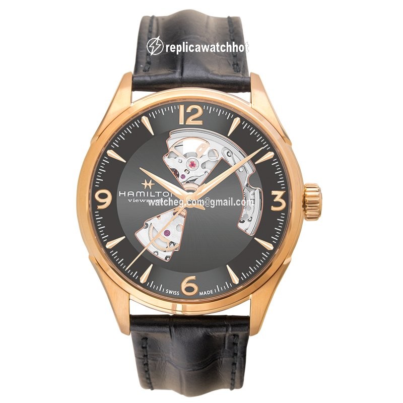 Hamilton Jazzmaster Open Heart Mens watch Unisex Automatic Steel H32735731 2