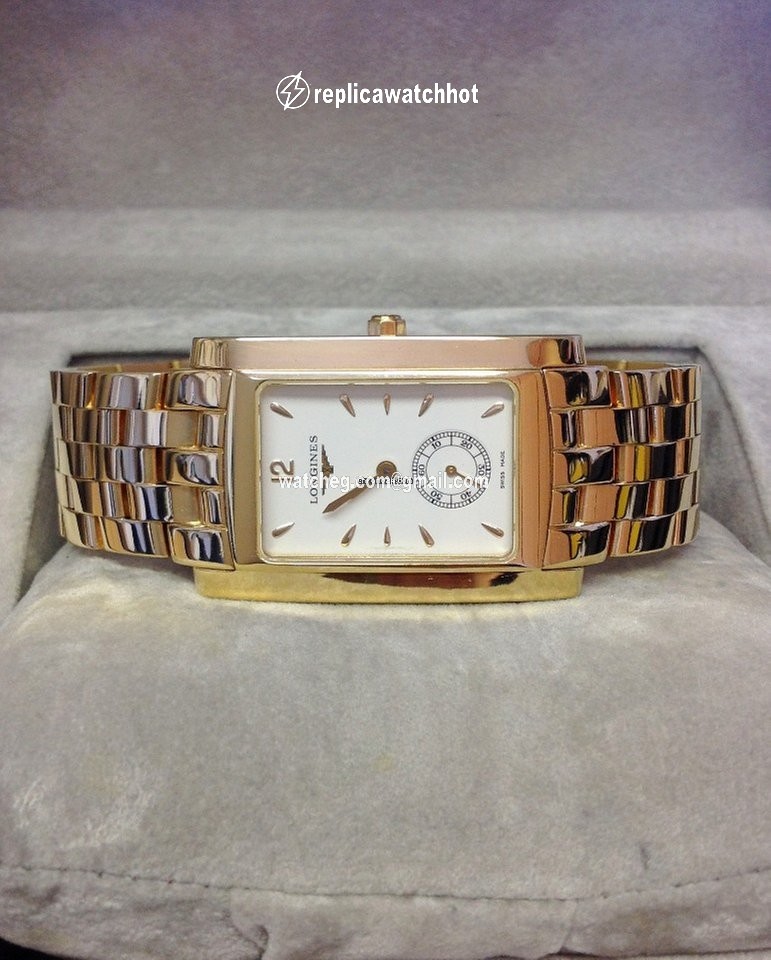 Longines DolceVita Mens watch Unisex Quartz Yellow gold L5.655.6.16.6 2