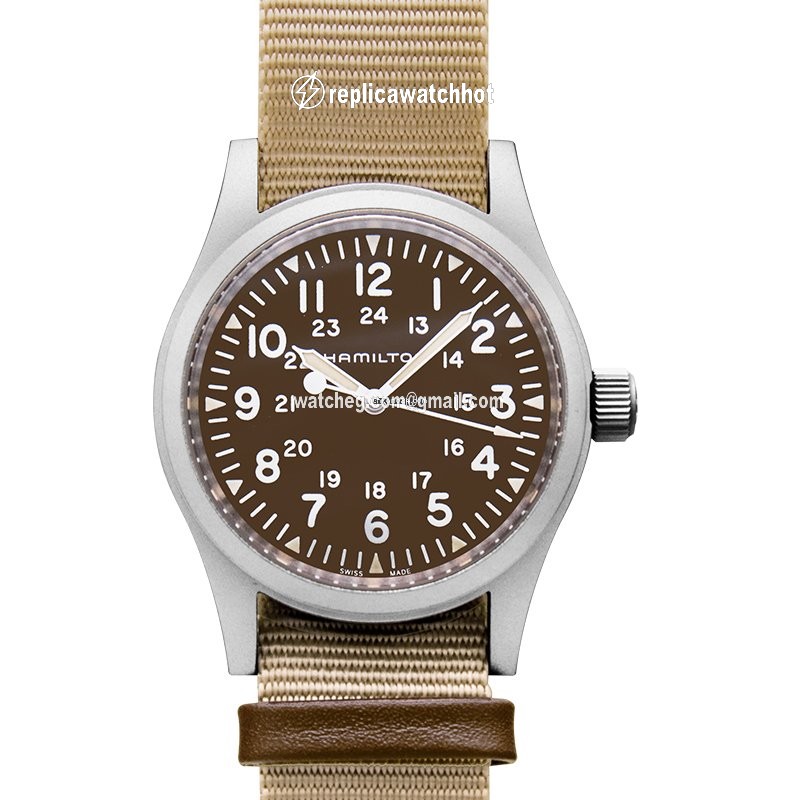 Hamilton Khaki Field Mens watch Unisex Manual winding Steel H69429901 2