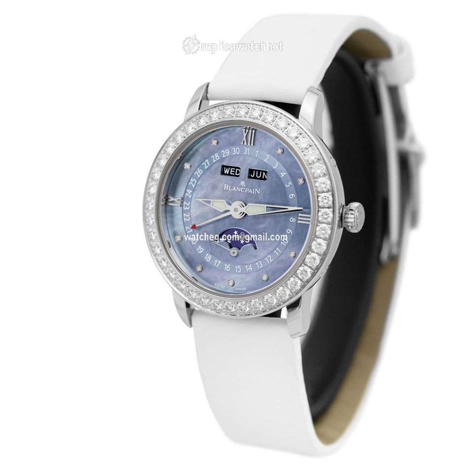 Blancpain Villeret Womens watch Automatic Steel 3663-4654L-52B 2