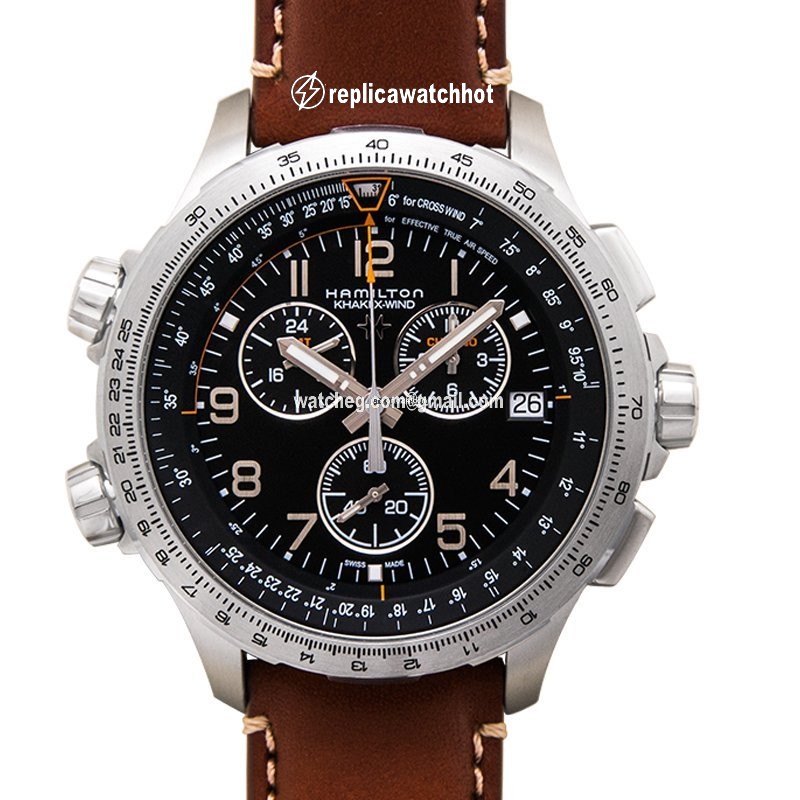 Hamilton Khaki X-Wind Mens watch Unisex Quartz Steel H77912535 2