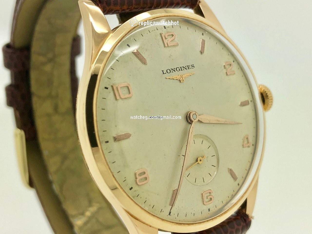 Longines Mens watch Unisex Manual winding Yellow gold 6247 2