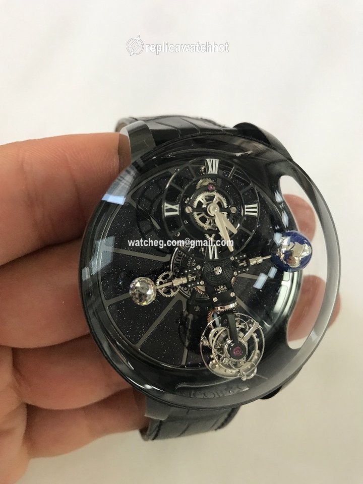 Jacob & Co. Astronomia Mens watch Unisex Manual winding Titanium AT100.31.AC.SD.A 2