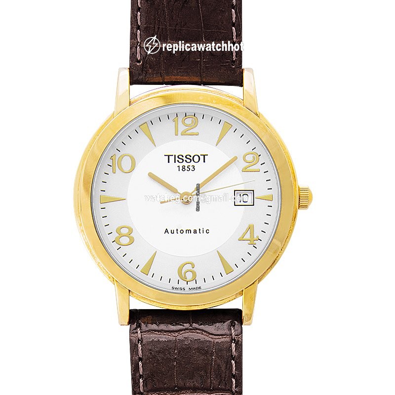 Tissot Mens watch Unisex Automatic Yellow gold T71.3.462.34 2