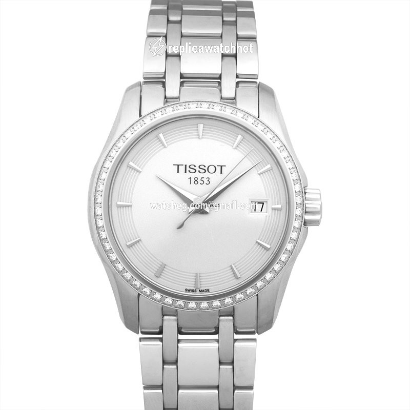 Tissot Couturier Womens watch Quartz Steel T035.210.61.011.00 2