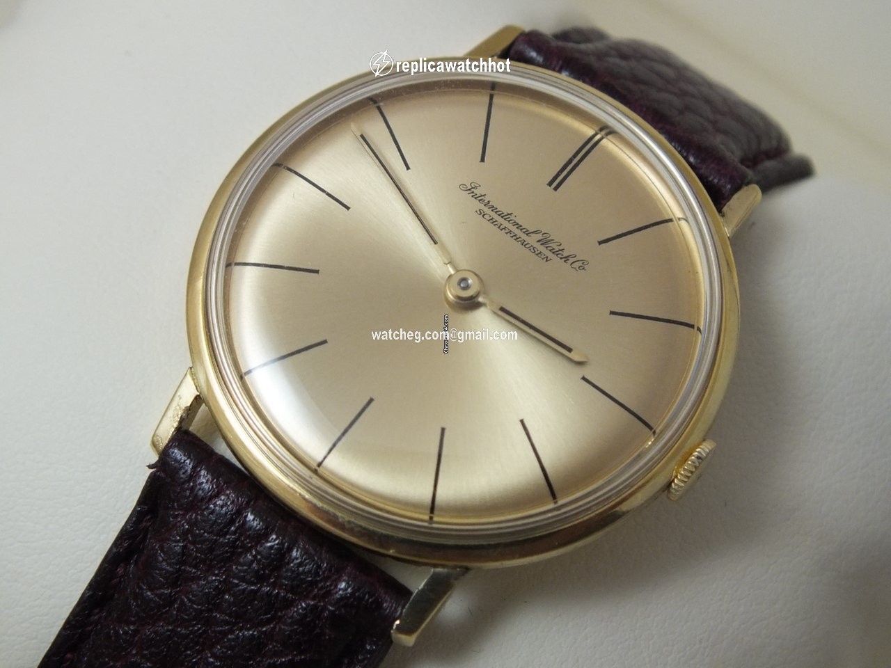 IWC Mens watch Unisex Manual winding Yellow gold 401 2