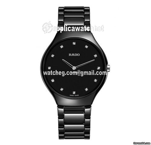 Rado True Thinline Womens watch Quartz Ceramic R27741732 2