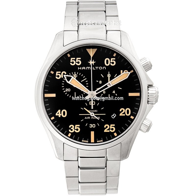 Hamilton Khaki Aviation Mens watch Unisex Quartz Steel H76722131 2