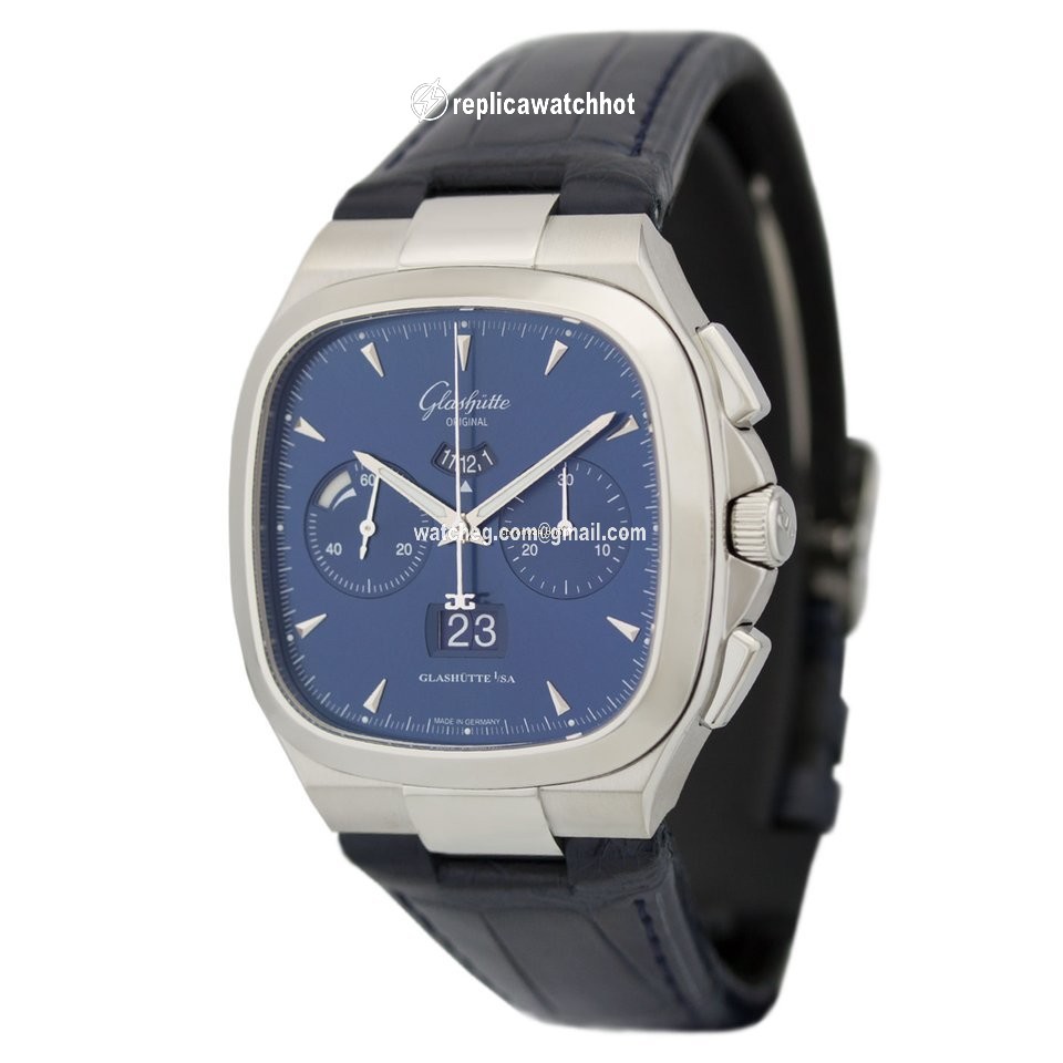 Glashtte Original Seventies Chronograph Panorama Date Mens watch Unisex Automatic Steel 1-37-02-03-02-50 or 37-02-03-02-50 2