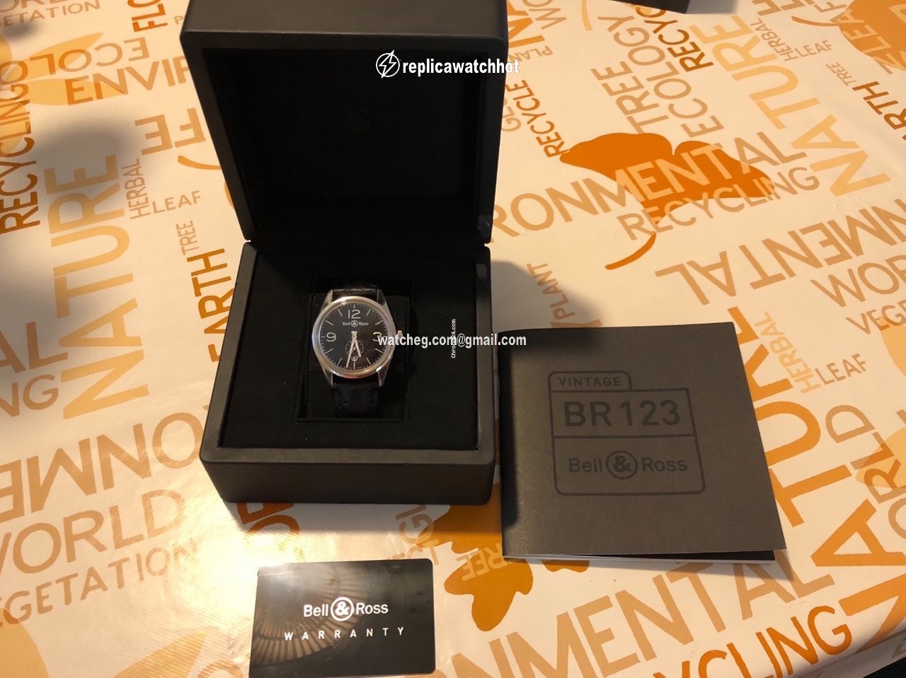 Bell & Ross Vintage Mens watch Unisex Automatic Steel BRG123-BL-ST SCR 2