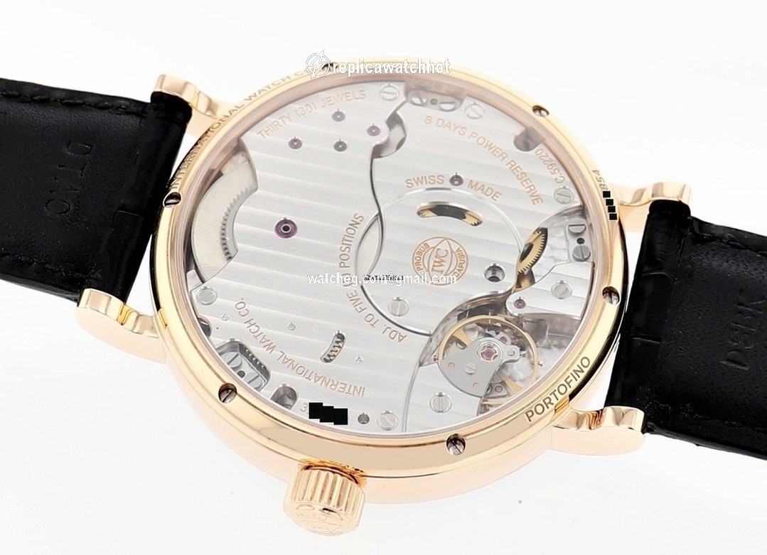 IWC Portofino Hand-Wound Mens watch Unisex Automatic Rose gold IW516203 2