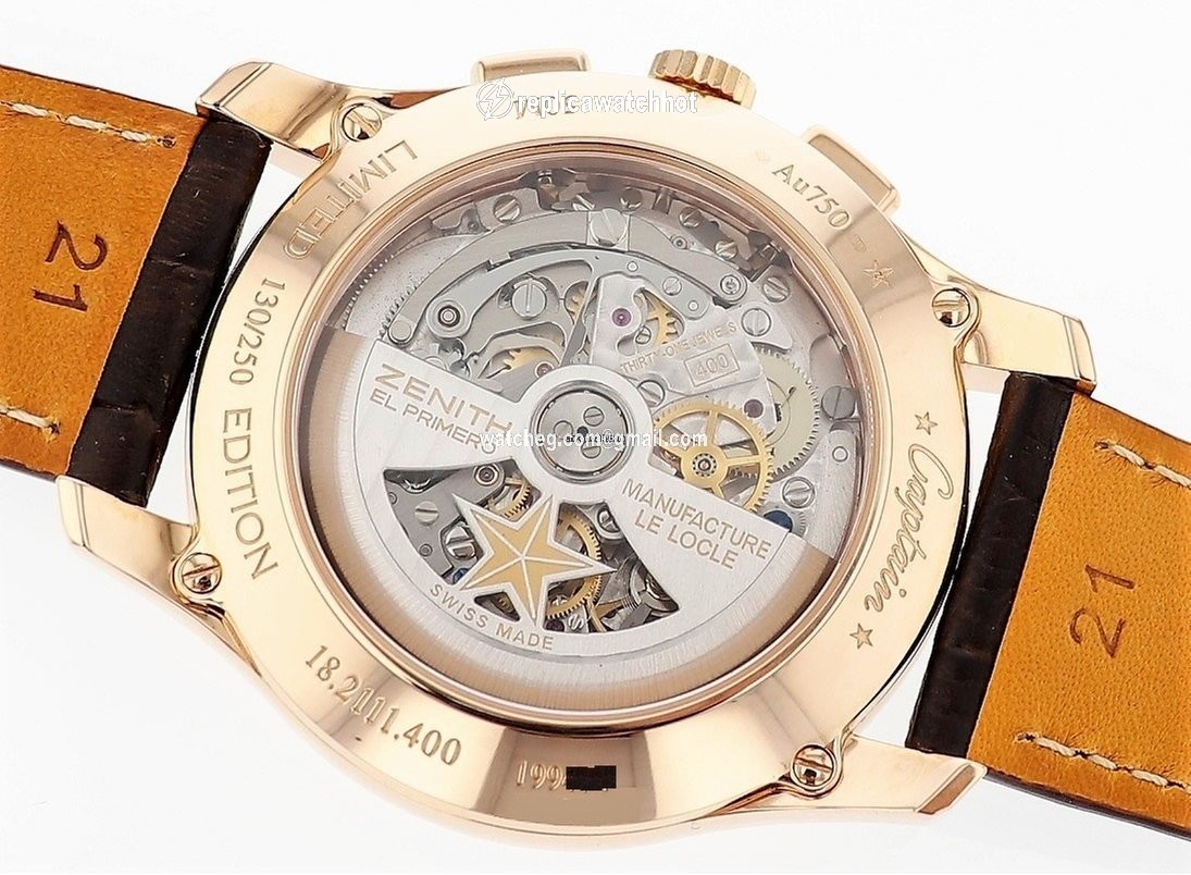 Zenith Captain Chronograph Mens watch Unisex Automatic Rose gold 18.2111.400 2