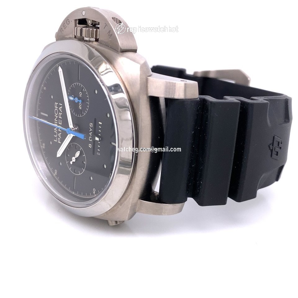 Panerai Luminor 1950 Rattrapante 8 Days Mens watch Unisex Manual winding Titanium PAM 00530 2