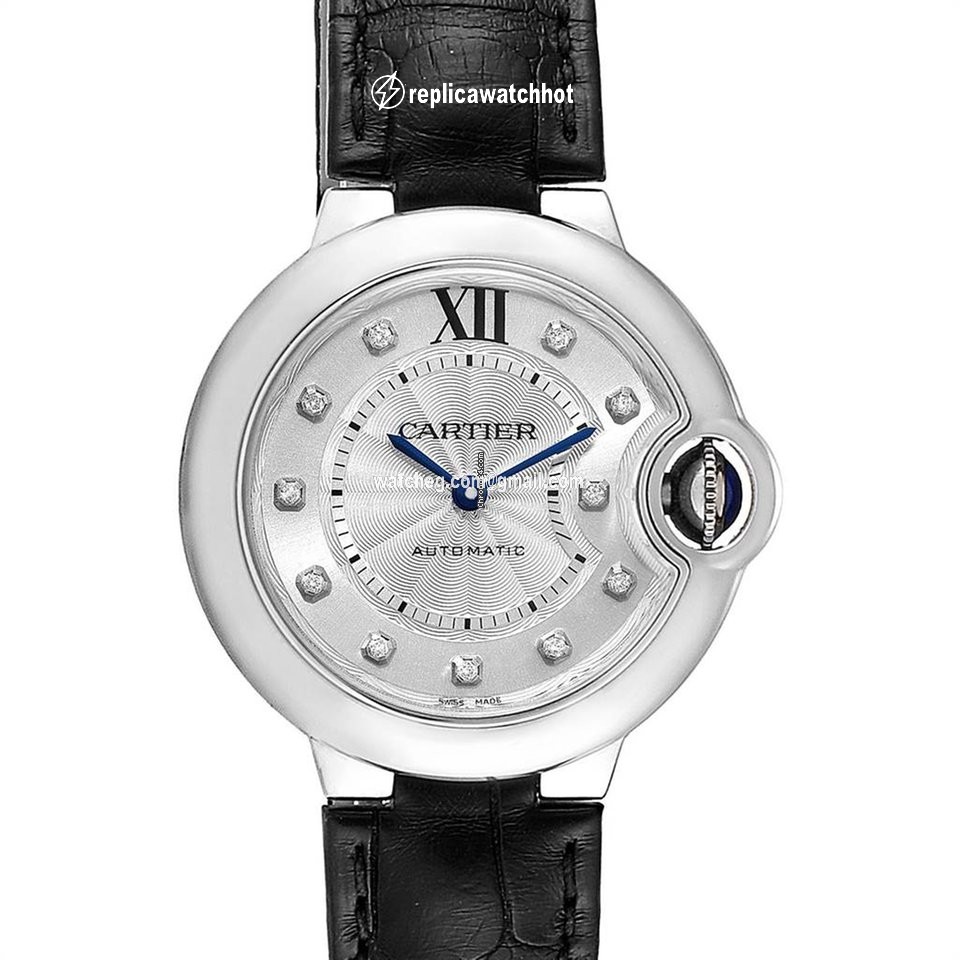 Cartier Ballon Bleu 33mm Womens watch Automatic Steel W4BB0009 2