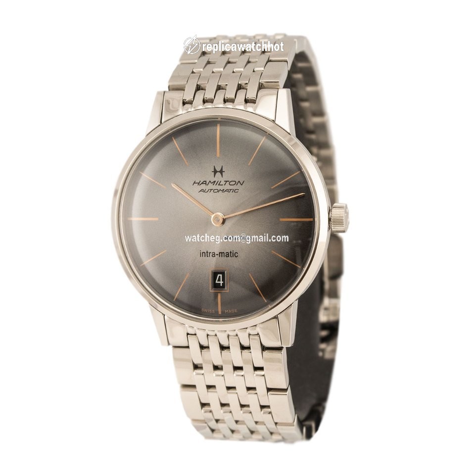 Hamilton Intra-Matic Mens watch Unisex Automatic Steel H38455181 2