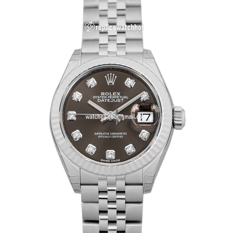 Rolex Lady-Datejust Womens watch White gold Automatic 279174-0015 2