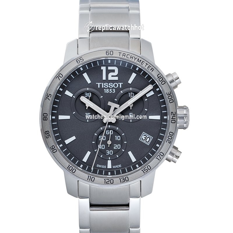 Tissot Quickster Mens watch Unisex Quartz Steel T095.417.11.067.00 2