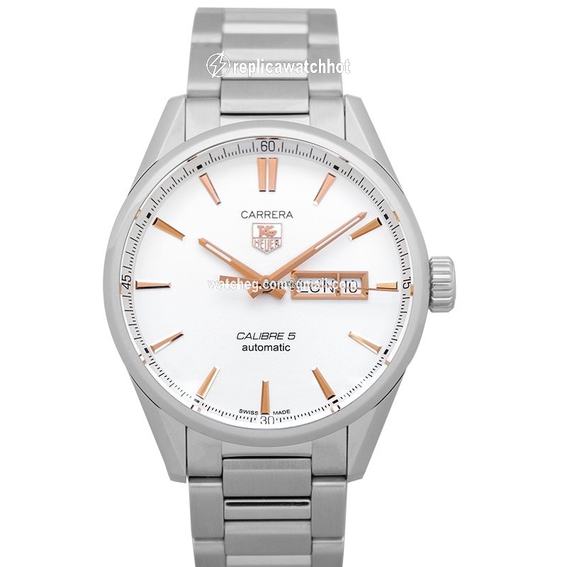 TAG Heuer Carrera Calibre 5 Mens watch Unisex Automatic Steel WAR201D.BA0723 2