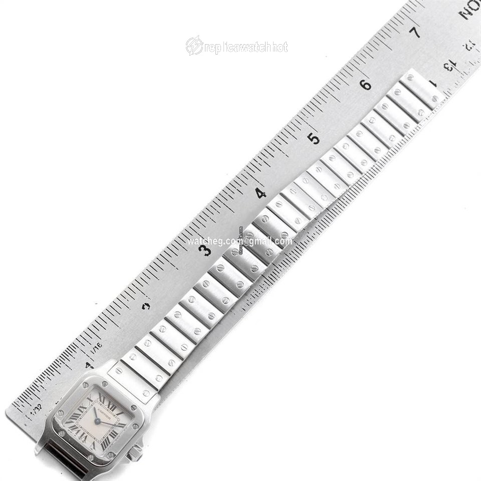 Cartier Santos Galbee Womens watch Quartz Steel W20056D6 2