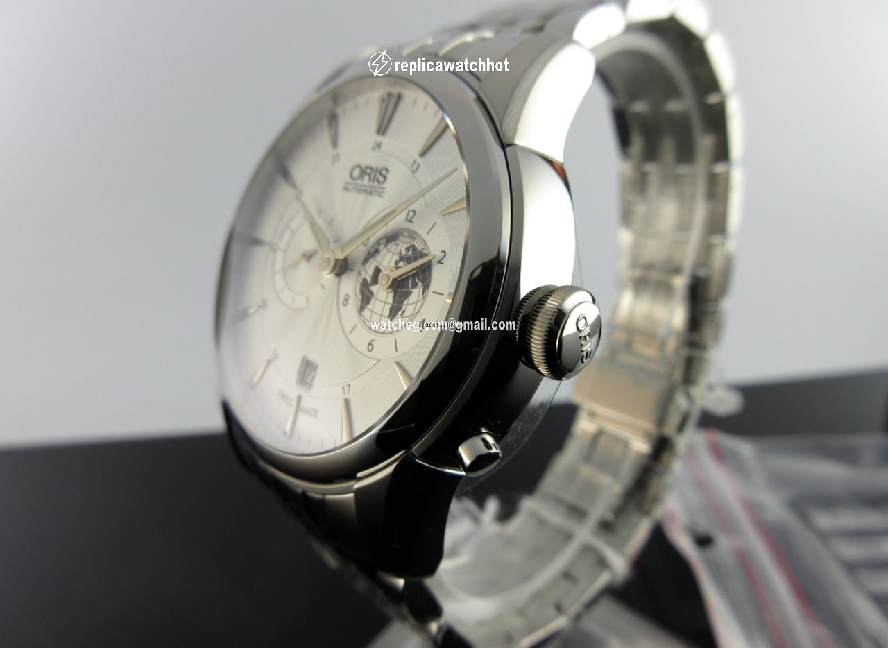 Oris Artelier Worldtimer Mens watch Unisex Automatic Steel 01 690 7690 4081-Set MB 2