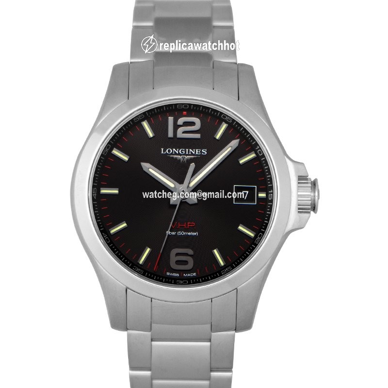 Longines Conquest Mens watch Unisex Quartz Steel L37164566 2