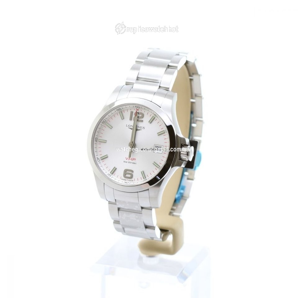 Longines Conquest Mens watch Unisex Quartz Steel L3.716.4.76.6 2