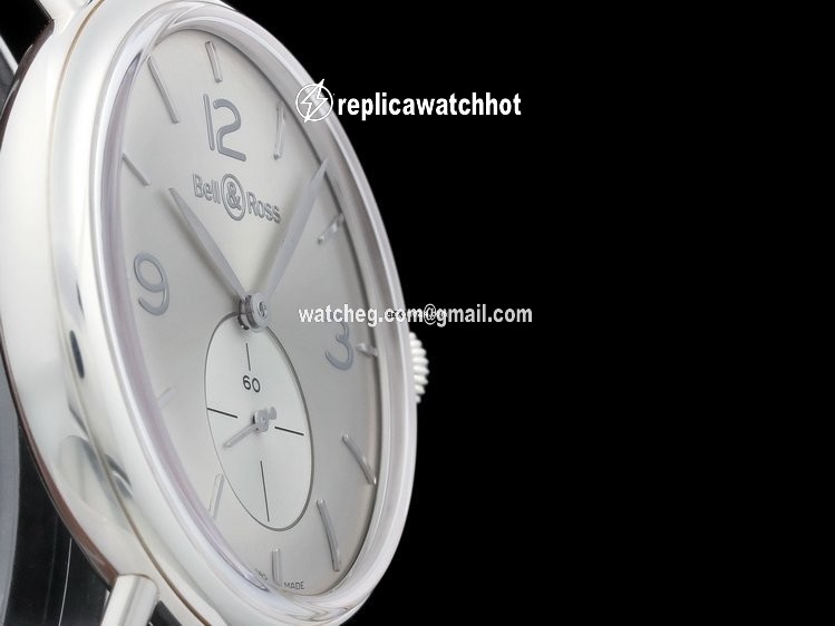 Bell & Ross Vintage Mens watch Unisex Manual winding Silver BRWW1-ME-AG-SI-SCR 2