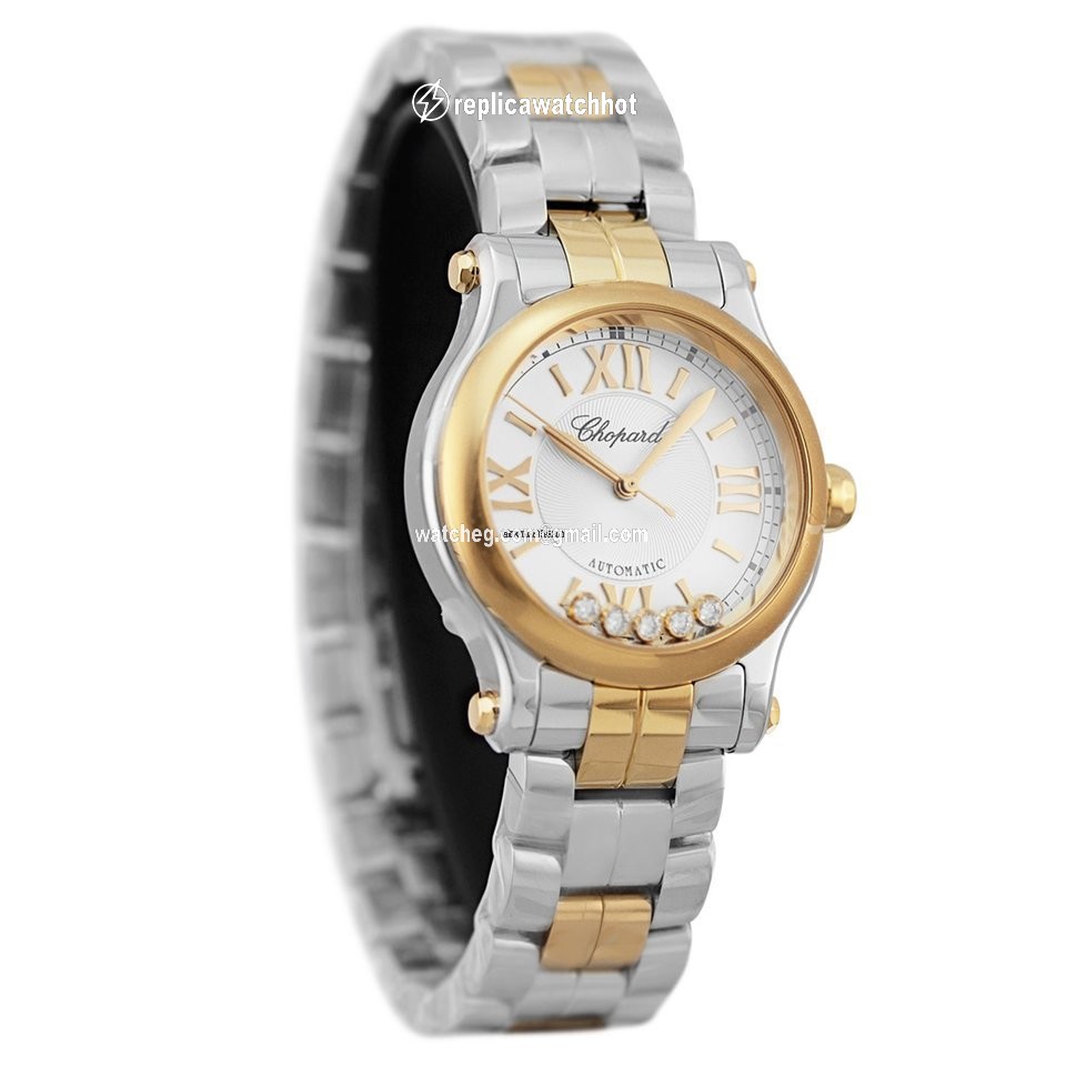 Chopard Happy Sport Womens watch Automatic Gold Steel 278573-6009 2