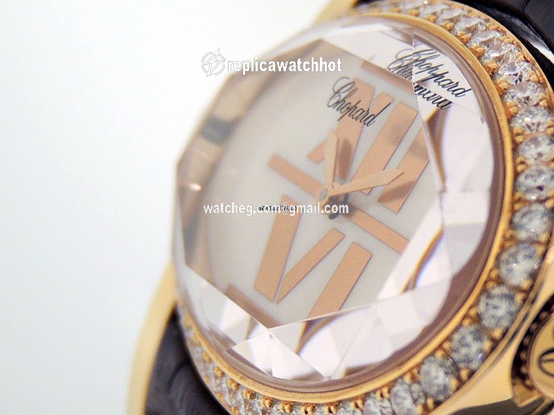 Chopard Happy Diamonds Womens watch Quartz Rose gold 139018 2
