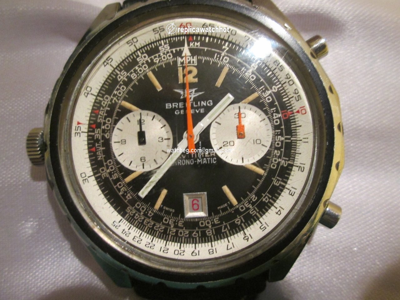 Breitling Chrono-Matic Mens watch Unisex Automatic Steel Ref 1806 2