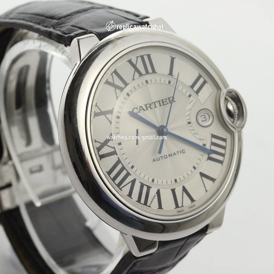 Cartier Ballon Bleu 42mm Mens watch Unisex Automatic White gold 3000 2