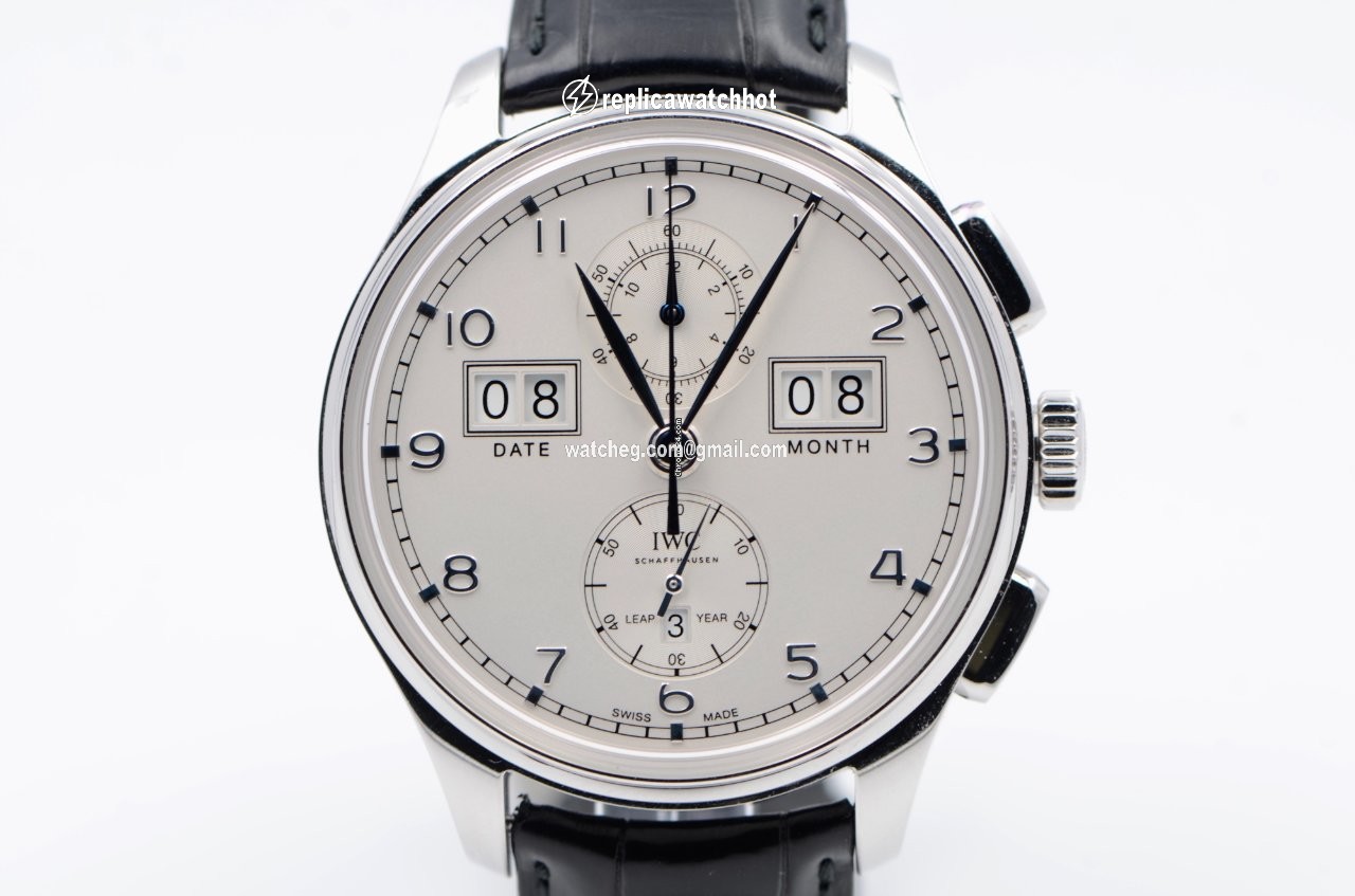 IWC Portuguese Perpetual Calendar Digital Date-Month Mens watch Unisex Automatic Platinum IW397201 2