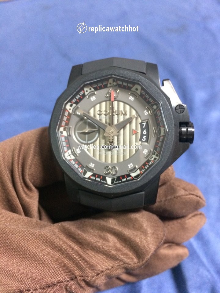 Corum Admirals Cup Seafender Centro Mens watch Unisex Automatic Titanium 961.101.94 F371 AN12 2