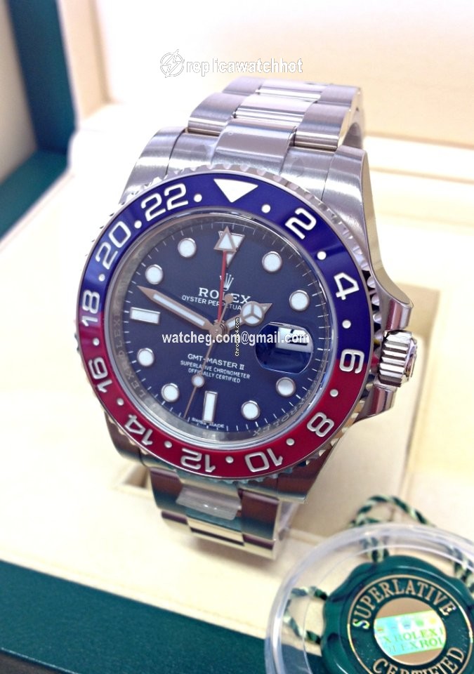 Rolex GMT-Master II Mens watch Unisex White gold Automatic 116719BLRO 2