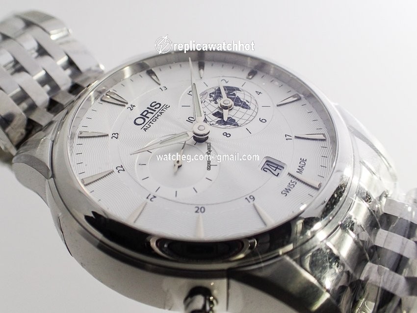 Oris Artelier Worldtimer Mens watch Unisex Automatic Steel 01 690 7690 4081 2