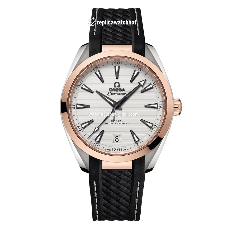 Omega Seamaster Aqua Terra Mens watch Unisex Automatic Gold Steel 220.22.41.21.02.001 2