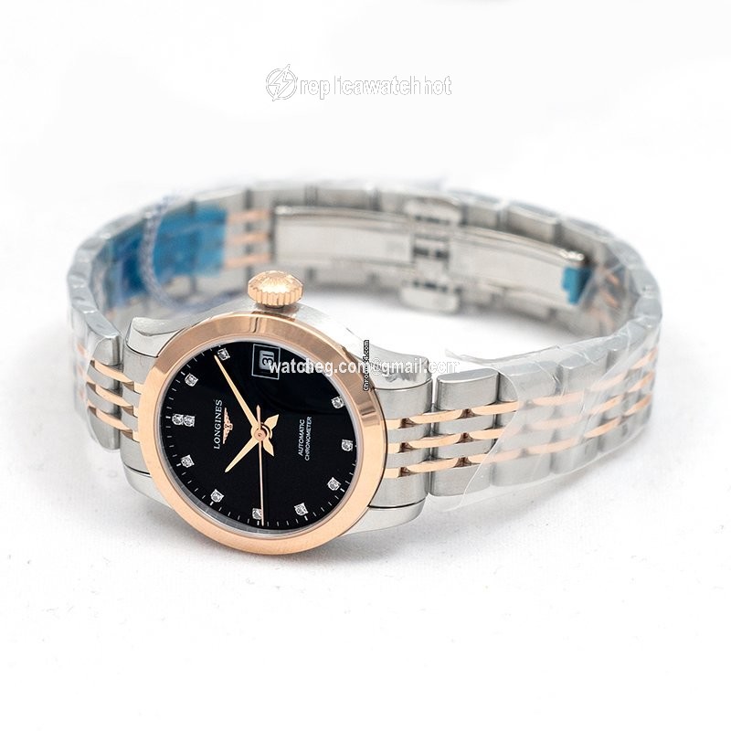Longines Record Womens watch Automatic Steel L23205577 2