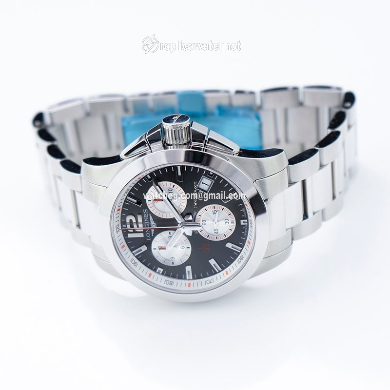 Longines Conquest Mens watch Unisex Quartz Steel L37004796 2