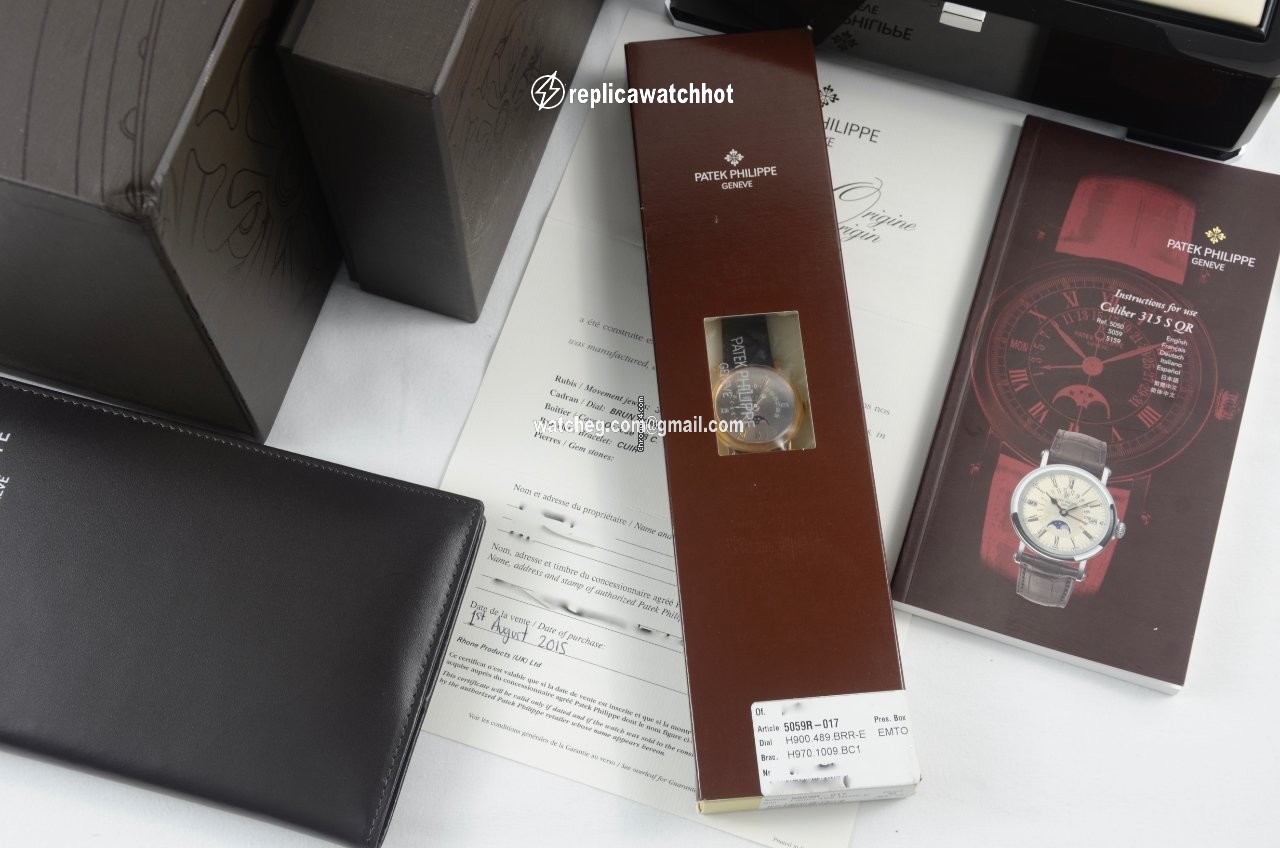 Patek Philippe Perpetual Calendar Mens watch Unisex Automatic Rose gold 5059R-017 2