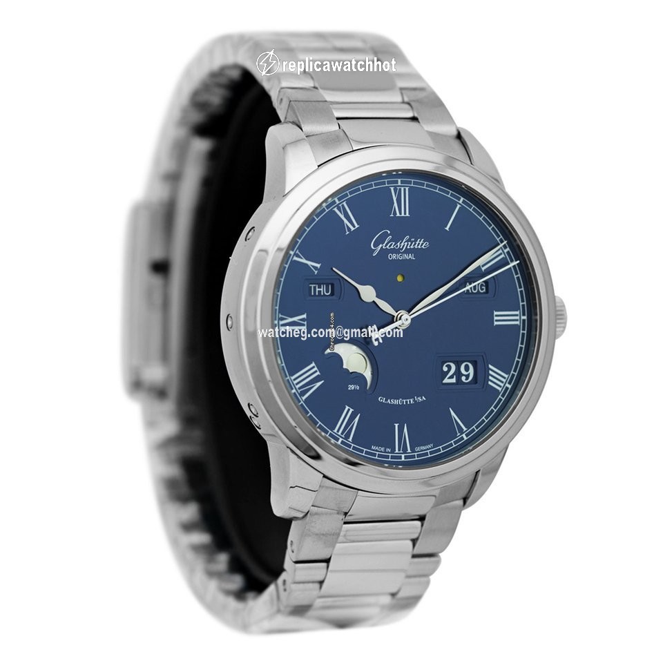 Glashtte Original Senator Perpetual Calendar Mens watch Unisex Automatic Steel 100-02-07-12-70 2