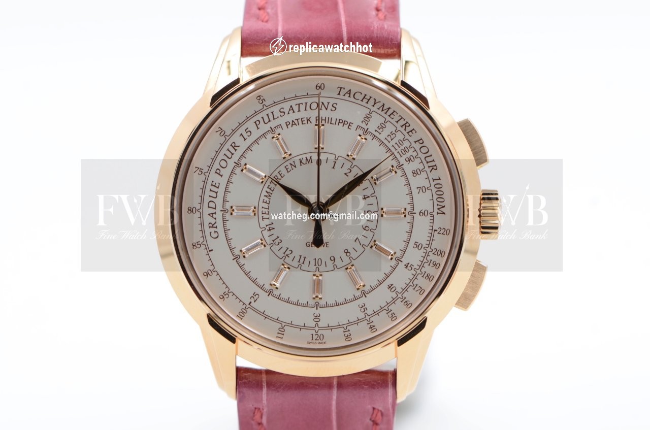 Patek Philippe Chronograph Womens watch Automatic Rose gold 4675R-001 2
