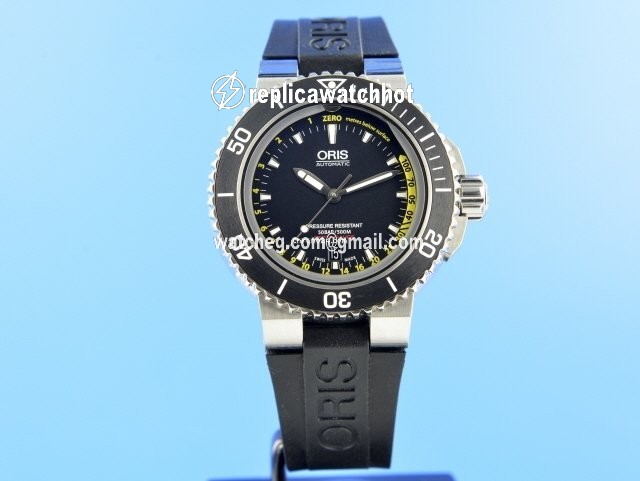Oris Aquis Depth Gauge Automatic Steel 01 733 7675 4154-Set 2