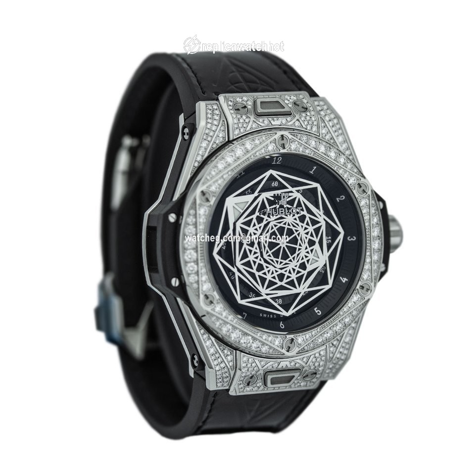 Hublot Big Bang Sang Bleu Mens watch Unisex Automatic Steel 465.SS.1117.VR.1704.MXM18 2