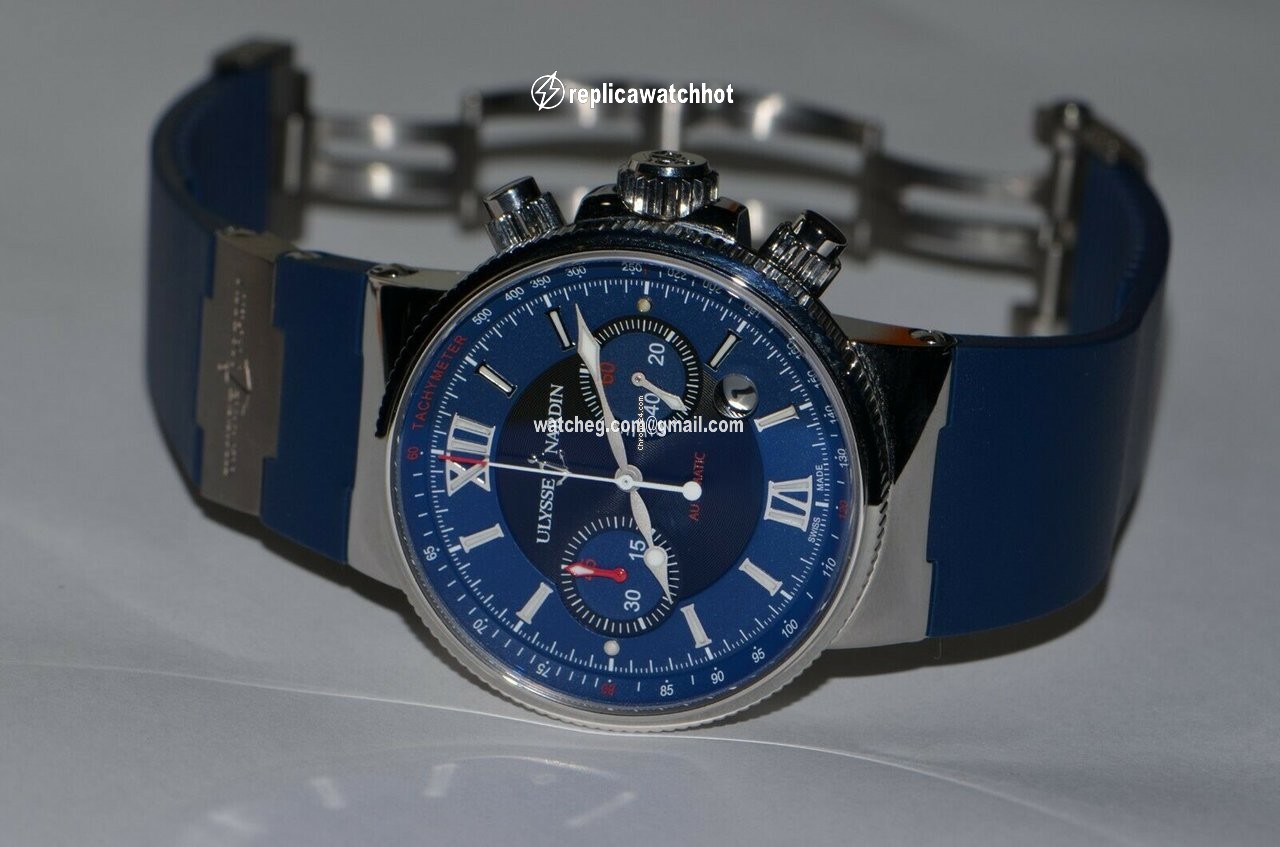 Ulysse Nardin Marine Chronograph Mens watch Unisex Automatic Steel 353-66 323 2